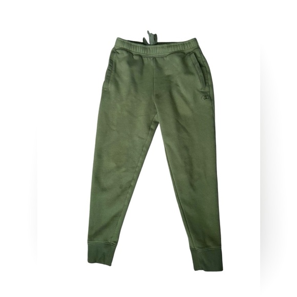 Champion Olive Green Jogger Pants Adult size small - Picture 1 of 8